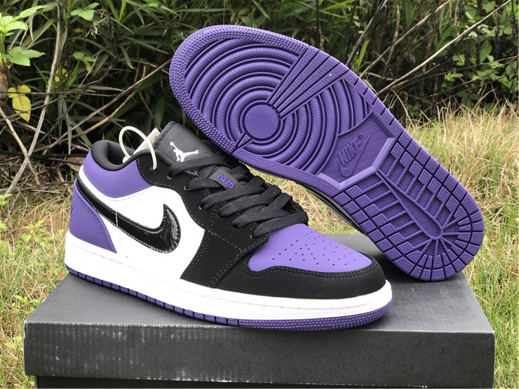 purple and black jordans 2020