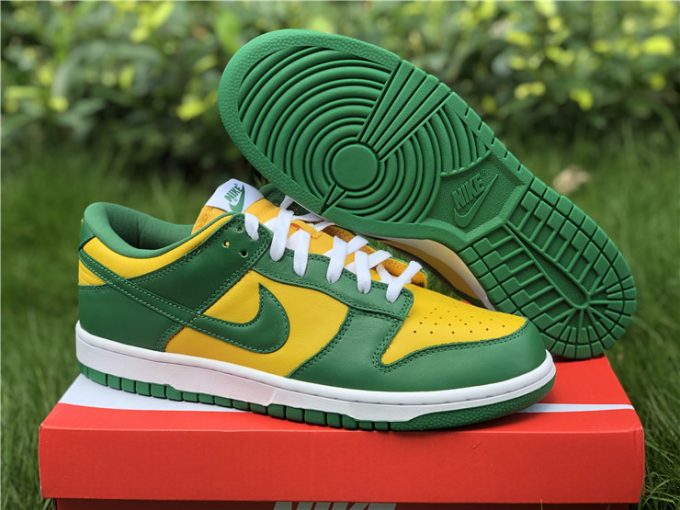 Nike Dunk Low SP Brazil Green White Outlet Sale CU1727-700
