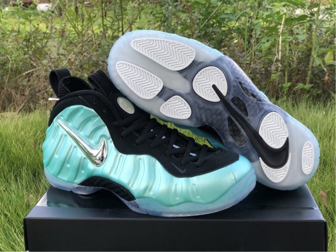Authentic Nike Air Foamposite Pro Island Green Shoes For Sale 624041-303