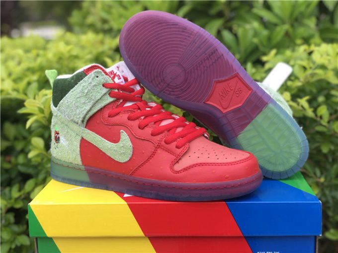 Buy Nike SB Dunk High Strawberry Cough Shoes Online CW7093-600