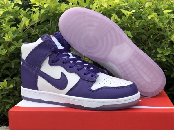 Men and WMNS Nike Dunk High Varsity Purple For Sale DC5382-100