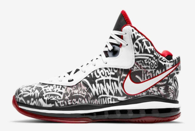 2021 New Release Nike LeBron 8 Graffiti Basketball Shoes