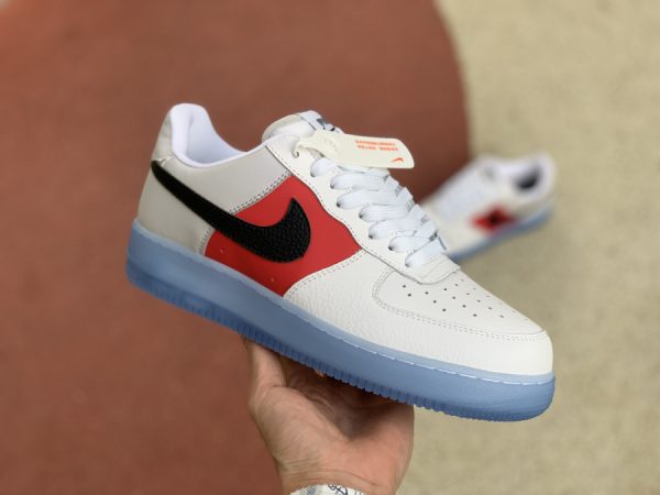 Buy Nike Air Force 1 Low EMB White Red Black Icy Soles CT2295-110