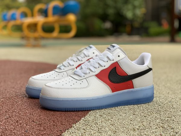 Buy Nike Air Force 1 Low EMB White Red Black Icy Soles CT2295-110