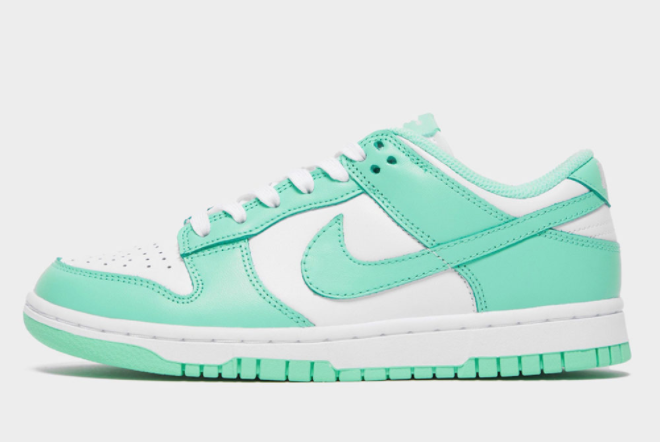 2021 Womens Nike Dunk Low Green Glow Outlet DD1503-105