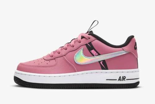 2021 Womens Nike Air Force 1 Low GS Dessert Berry CT4683-600