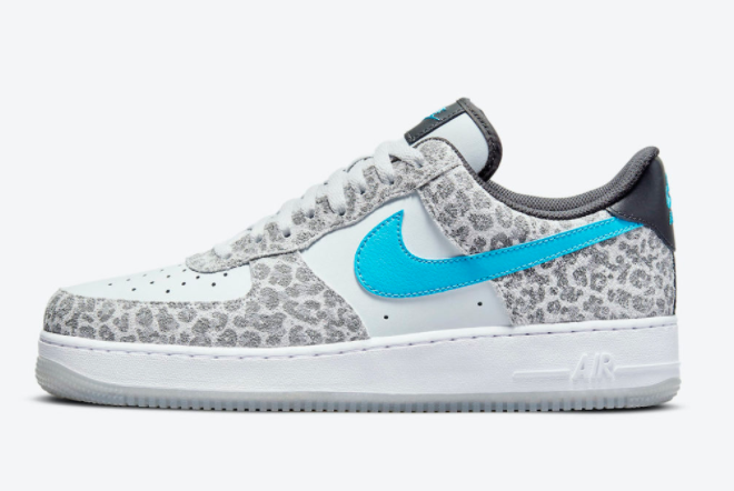 Buy Nike Air Force 1 Low Leopard Blue Fury Casual Shoes DJ6192-001