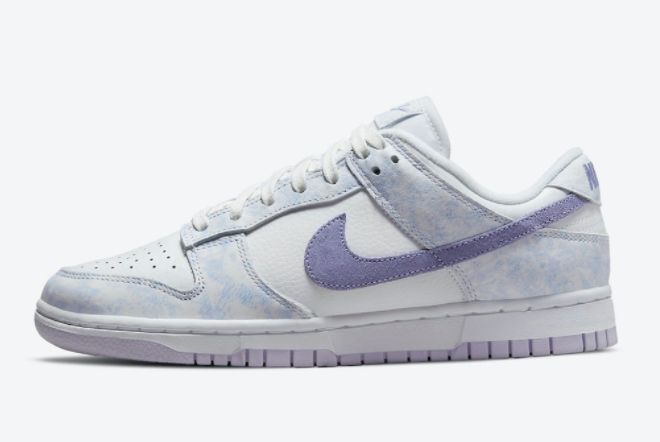 Nike Dunk Low Purple Pulse White Sneakers For Sale DM9467-500