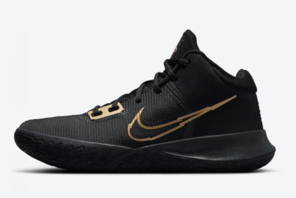 Nike Kyrie Flytrap 4 Black/Anthracite-Metallic Gold Basketball Shoes CT1972-005