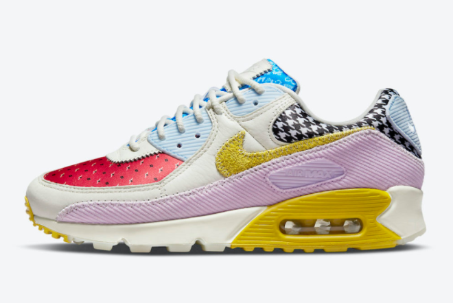 2021 Nike Air Max 90 Multi Prints and Materials For Sale DM8075-100
