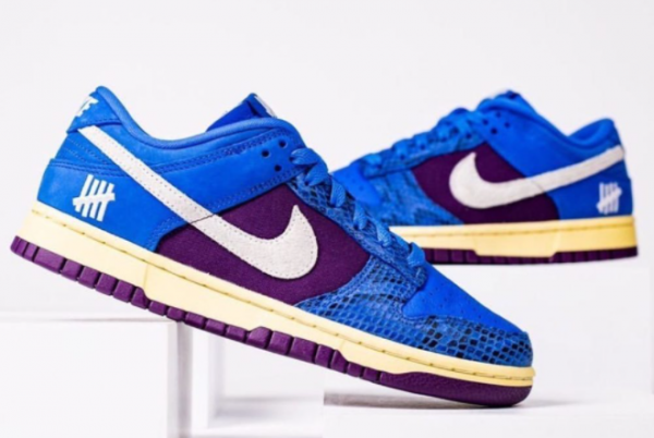 2021 Undefeated x Nike Dunk Low in Blue Purple DH6508-400-2