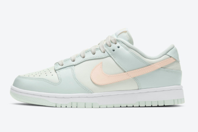 Ladies Nike Dunk Low Barely Green For Cheap DD1503-104