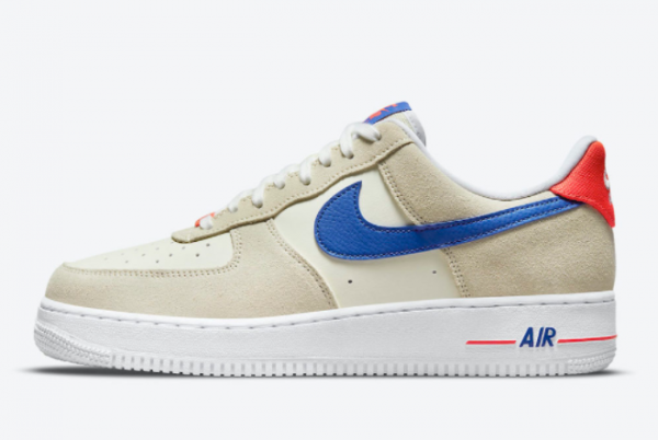 Nike Air Force 1 Low USA Sail Blue-Red For Sale DM8314-100