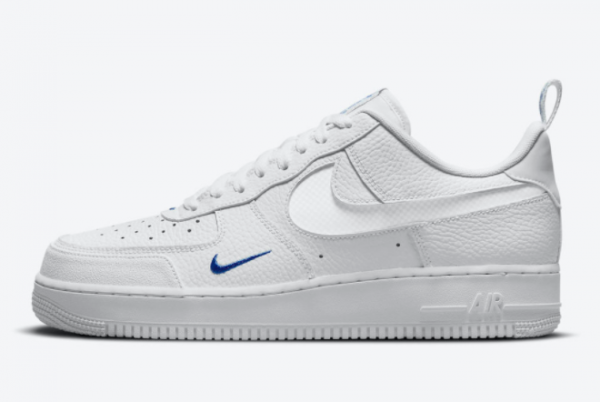 2021 Cheap Price Nike Air Force 1 Low White and Blue DN4433-100