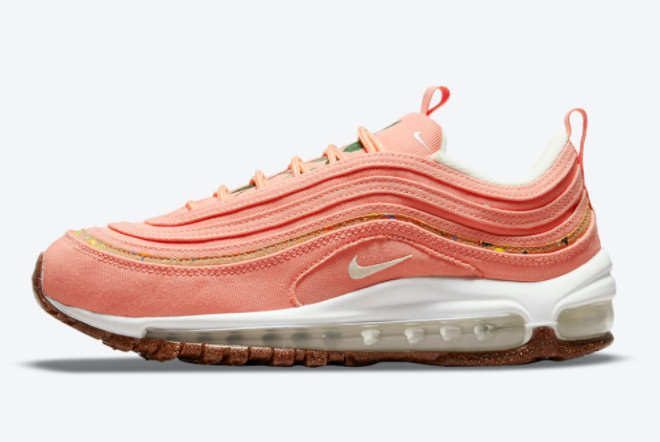 2021 New Arrival Nike Air Max 97 Cork Coral Pink DC4012-800