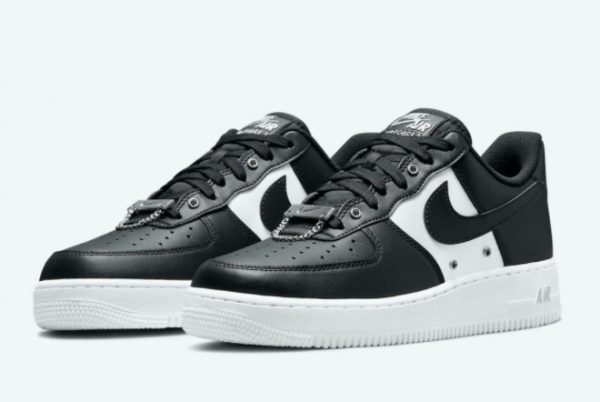2021 Nike Air Force 1 Low Black White Outlet Online DA8571-001-2