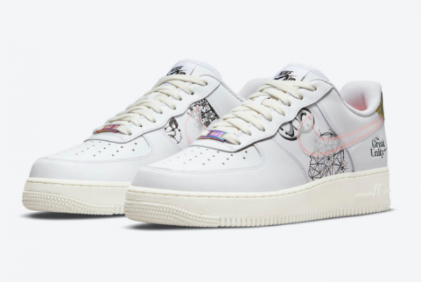 2021 Nike Air Force 1 Low The Great Unity On Sale DM5447-111-3