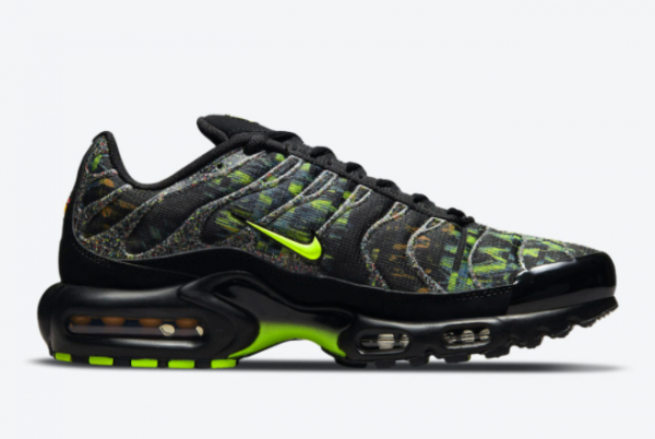 Buy Nike Air Max Plus Black Green Running Shoes DM9594-001-3