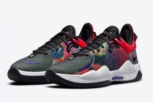 Cheap Nike PG 5 Multi-Color Basketball Shoes CW3143-600-2