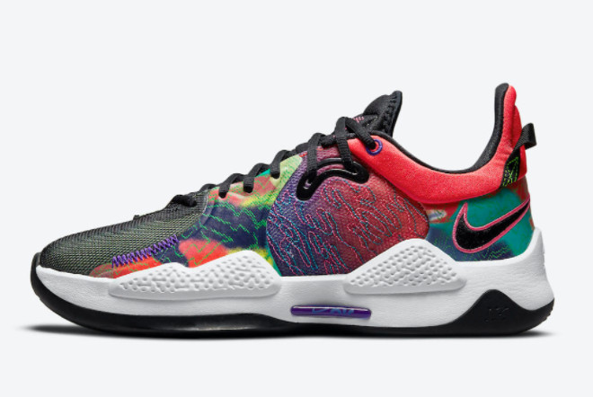 Cheap Nike PG 5 Multi-Color Basketball Shoes CW3143-600