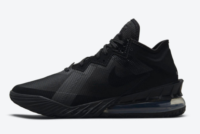 Grade School Nike LeBron 18 Low Zero Dark 23 Shoes CV7562-004