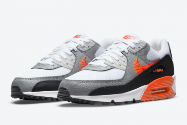 New Arrival Nike Air Max 90 Zig Zag Running Shoes DN4927-100-2