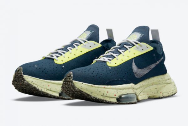 Nike Air Zoom Type Crater Navy Yellow Grade School DH9628-400-2