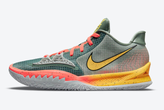 2021 New Arrival Nike Kyrie Low 4 Sunrise CW3985-301