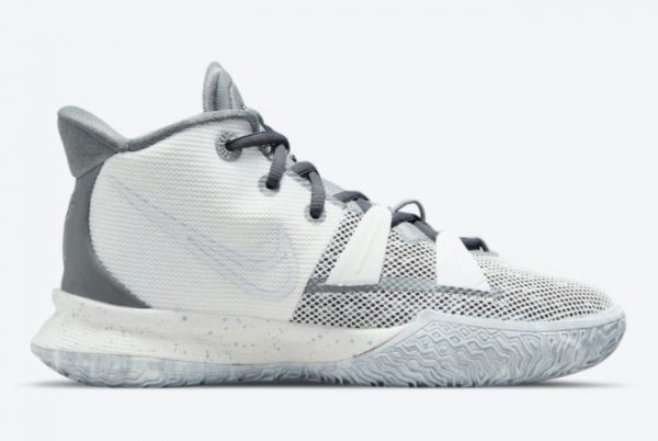 2022 New Nike Kyrie 7 GS Chip Light Smoke Grey White DB5624-011-1