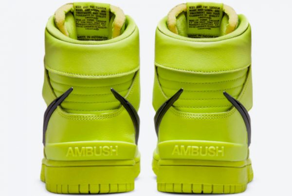Ambush x Nike Dunk High “Flash Lime” Sneakers For Sale CU7544-300