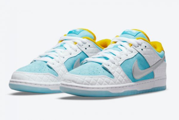 FTC x Nike SB Dunk Low Lagoon Pulse Trainers DH7687-400-2