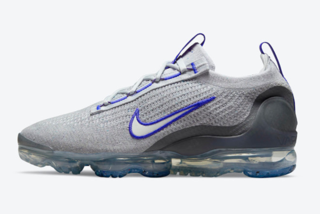 Latest Nike Air VaporMax 2021 Grey Blue For Sale DH4085-002