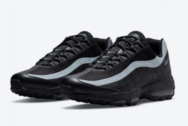 Mens Nike Air Max 95 Ultra Black Reflective For Sale DM9103-001-1