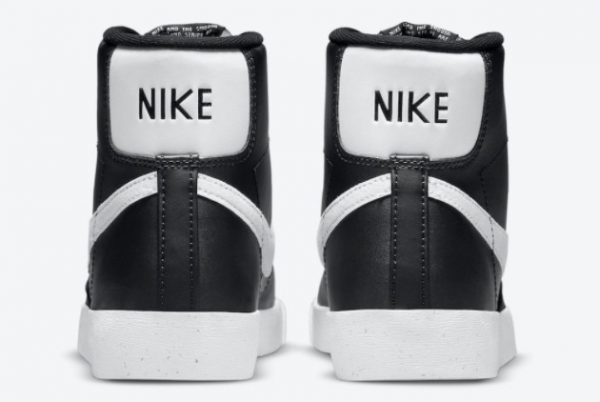2021 Latest Nike Blazer Mid ’77 Next Nature Black White DO1344-001-2