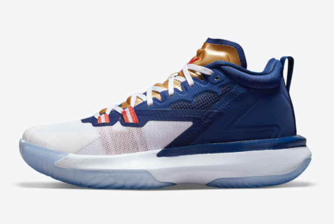 2021 Release Jordan Zion 1s USA Sneaker DA3130-401