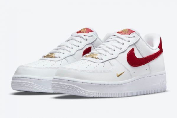 Buy New Nike Air Force 1 07 Essential White/Gym Red CZ0270-104-2
