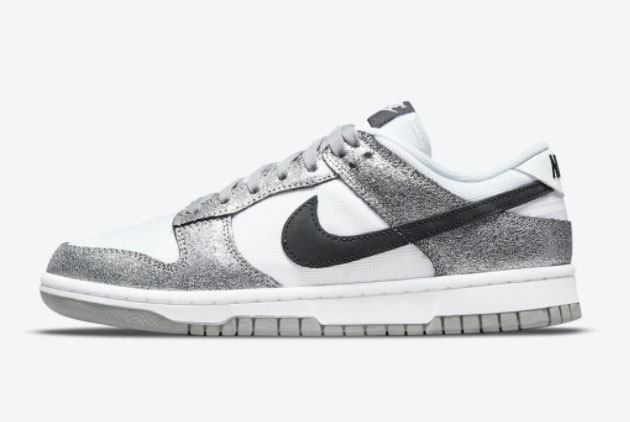 Buy Nike Dunk Low Shimmer Silver Cracked Leather DO5882-001