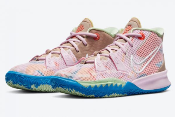 Buy Nike Kyrie 7 GS 1 World 1 People Basketball Shoes CT4080-600-2