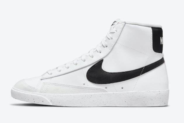 Cheap Nike Blazer Mid ’77 Next Nature White Black Shoes DO1344-101
