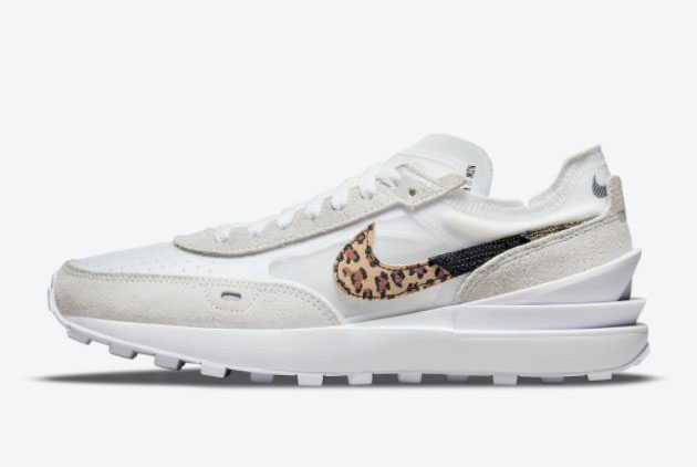 Discount Nike Waffle One Leopard White Multi Color DJ9776-100