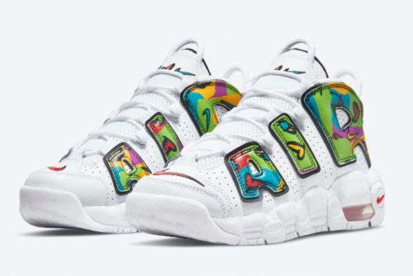 Girls Nike Air More Uptempo Peace, Love, Swoosh For Sale DM8155-100-2