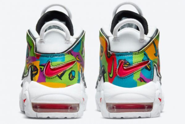 Girls Nike Air More Uptempo Peace, Love, Swoosh For Sale DM8155-100-3