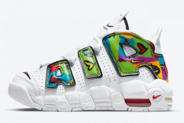 Girls Nike Air More Uptempo Peace, Love, Swoosh For Sale DM8155-100
