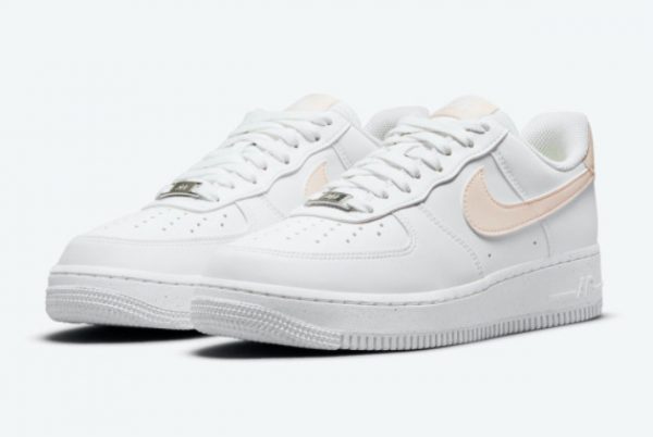 New Nike Air Force 1 Next Nature White Pale Coral DC9486-100-1