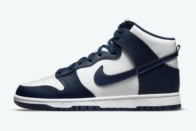New Released Nike Dunk High Midnight Navy DD1399-104
