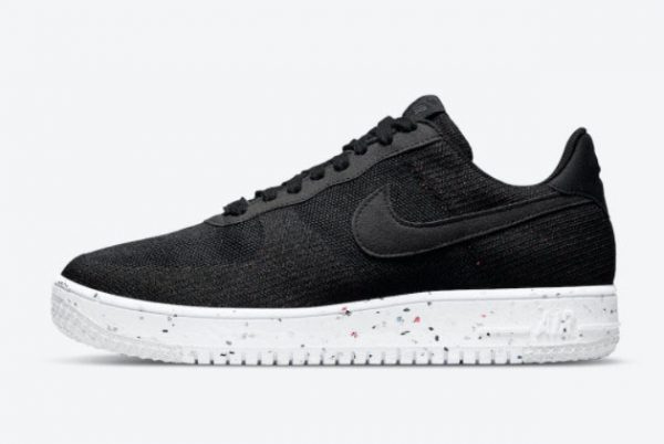 Nike Air Force 1 Crater Flyknit Black and White For Sale DC4831-003