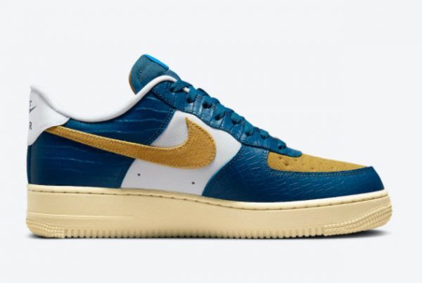 Nike Air Force 1 Low Dunk Vs. AF-1 Blue Yellow DM8462-400-1