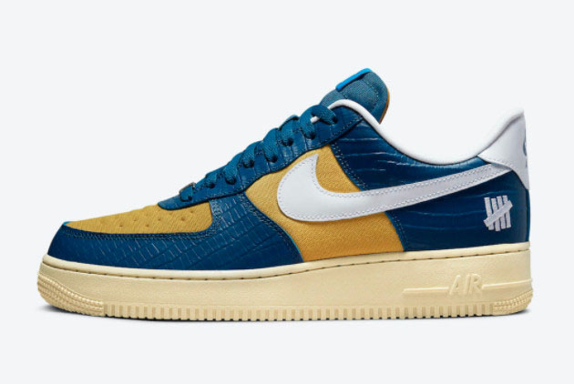 Nike Air Force 1 Low Dunk Vs. AF-1 Blue Yellow DM8462-400