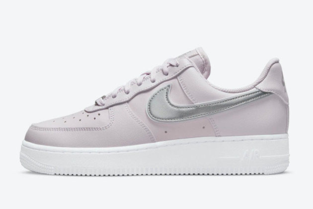 Nike Air Force 1 Low Light Lilac Silver Sneakers Outlet DD1523-500