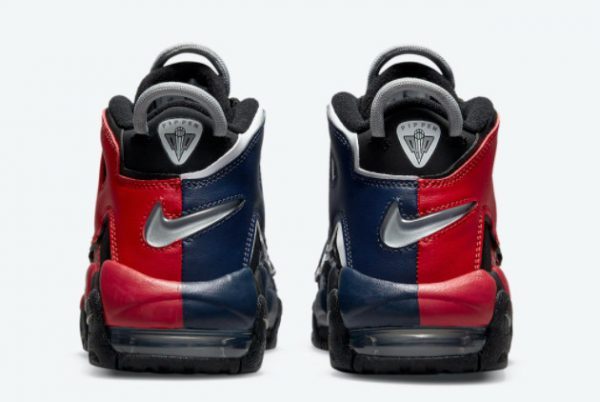 Nike Air More Uptempo GS Black Red Navy Hot Sell DM0017-001-4